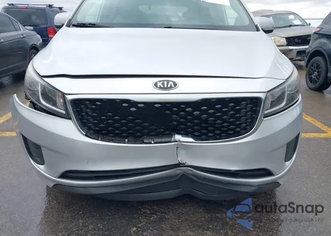 2016 Kia Sedona Lx из США, поврежденный, VIN KNDMB5C12G6087050
